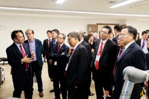 Guests visiting a laboratory at FITRI