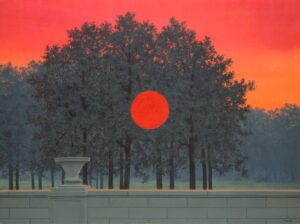 馬格利特《The Banquet》（1958）<br />
芝加哥藝術博物館藏