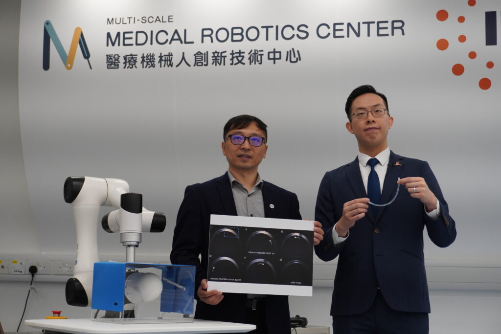 Professor Zhang Li (left) and Professor Tony Chan Kai-fung.