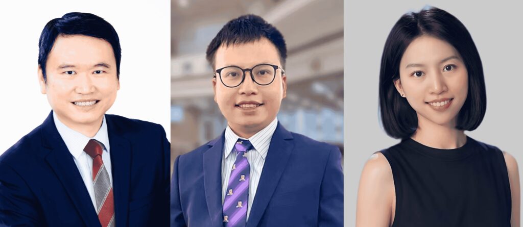 Featured are research team members including (from left)  Professor Martin Wong Chi-sang, the senior corresponding author of the study and Professor of The Jockey Club School of Public Health and Primary Care at CU Medicine; Dr Jason Huang Junjie, the first author of the study and Assistant Professor from The Jockey Club School of Public Health and Primary Care at CU Medicine; and Dr Claire Zhong Chenwen, the co-corresponding author of the study and Research Assistant Professor from The Jockey Club School of Public Health and Primary Care at CU Medicine.