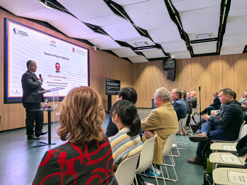 Professor Charaf Hassan, Rector of the Budapest University of Technology and Economics