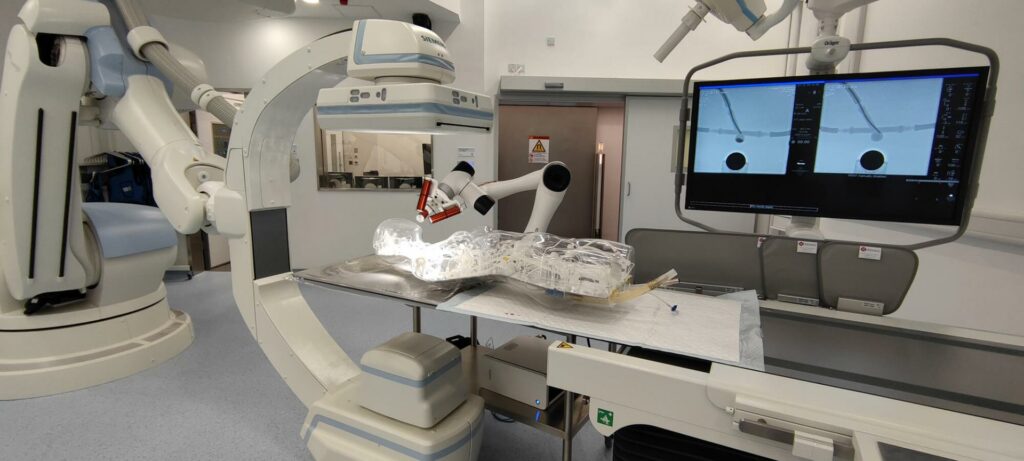 Microrobotic Platform for Endovascular Intervention