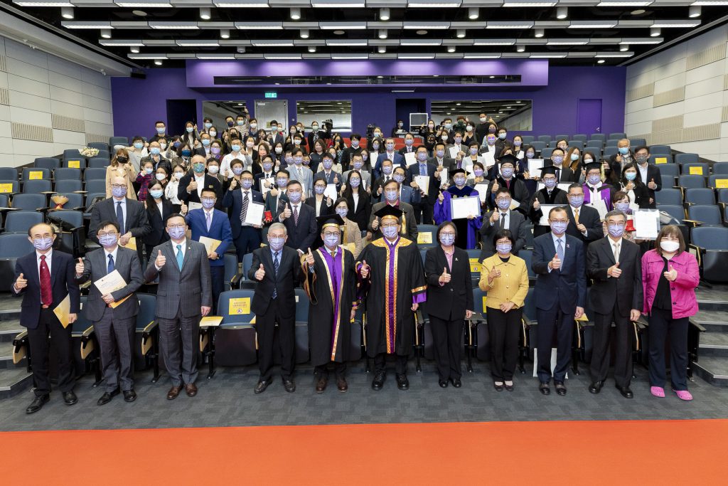 A group photo of all awardees and guests.