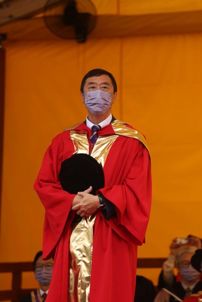 Professor Joseph Sung Jao-yiu is awarded the degree of Doctor of Laws, honoris causa.