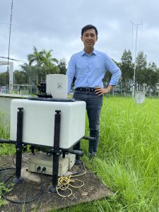 Professor Yim's research team has developed a Doppler Light Detection and Ranging (LiDAR) network system called 3DREAMS, which is the first-of-its-kind in Asia. One of the instruments was located at CUHK campus.