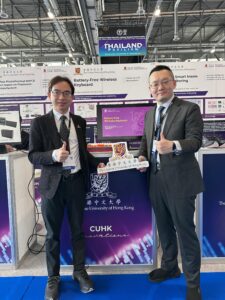 Professor Liao (left) states that the team aims to continue refining these innovations and is eager to bring these inventions to market, delivering practical, sustainable solutions that enhance people’s daily lives and promote environmental responsibility.