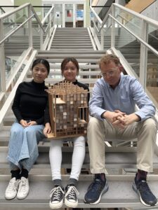 Professor Peter Ferretto, CUHK's School of Architecture (right) and the Condition_Lab team.