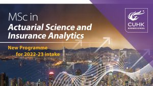 Master of Science in Actuarial Science and Insurance Analytics (MScASI) degree programme