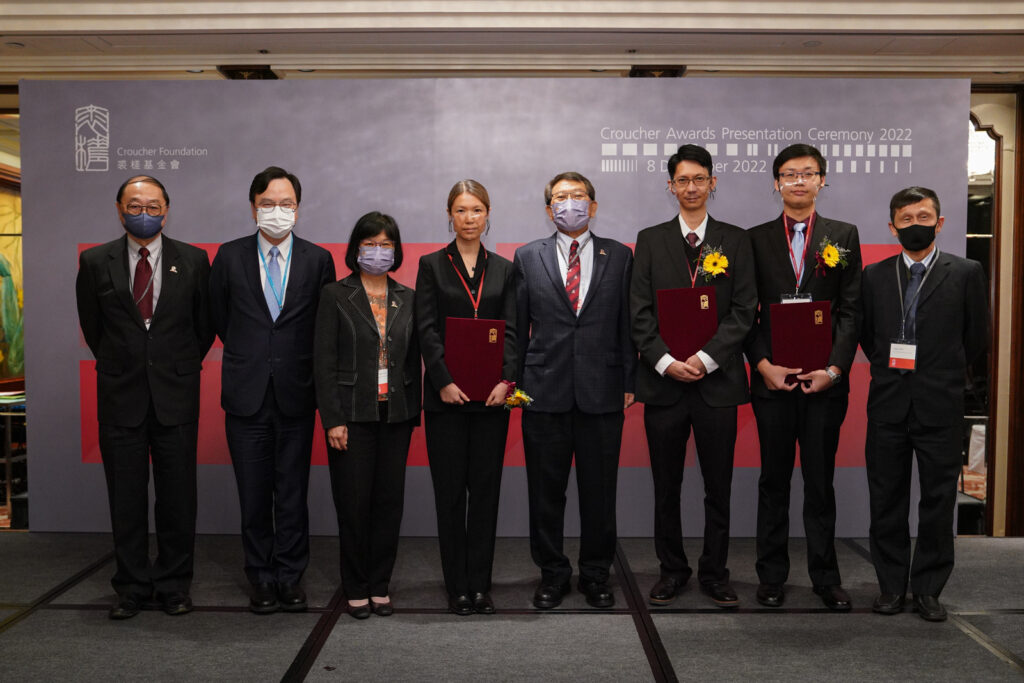 Professor Tan Yen Joe, Professor Yeung Ying-yeung, Professor Li Quan, CUHK Vice-Chancellor and President Professor Rocky S. Tuan, Pro-Vice-Chancellor Professor Sham Mai-har, and other CUHK members.