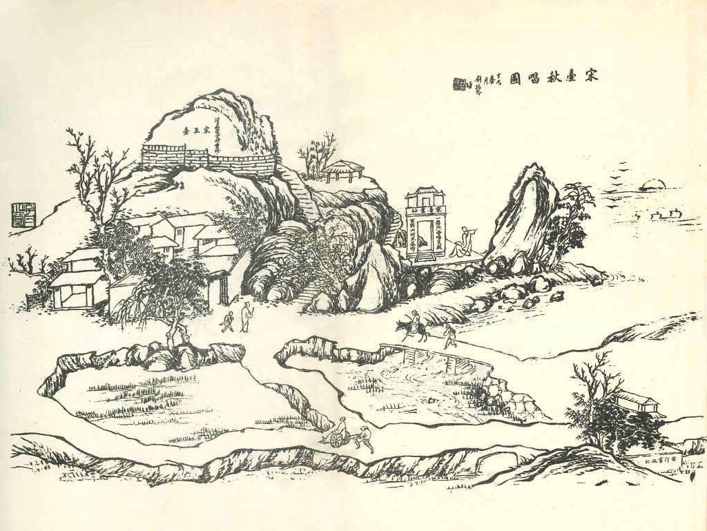 A precious painting by Lingnan literatus created in 1917 which is an important material for re-exploring the original appearance of Sung Wong Toi and its historical relics.